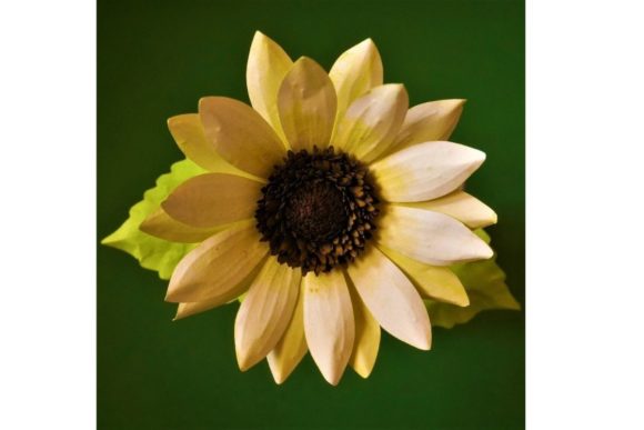 Vanilla Ice Paper Sunflower Svg Template