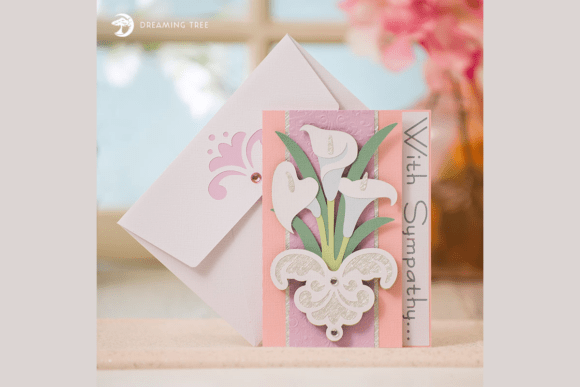 With Sympathy Handmade Card Svg