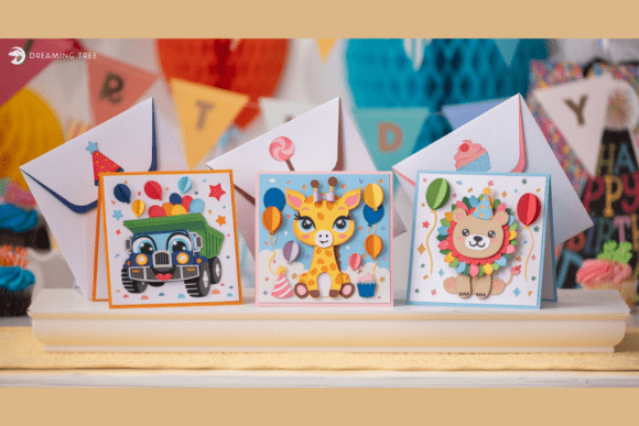 Tiny Tots Birthday SVG Bundle Pop Up Trio