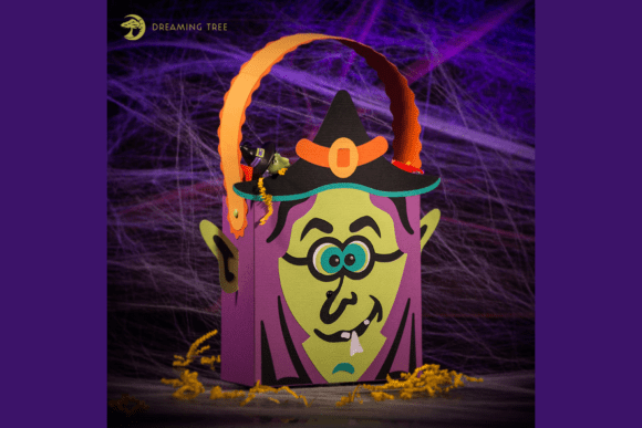 Trixi Halloween Treat Box SVG Bag