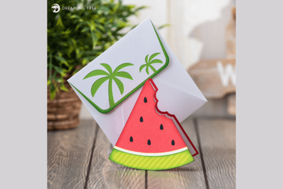 Watermelon Greeting Card SVG Slice