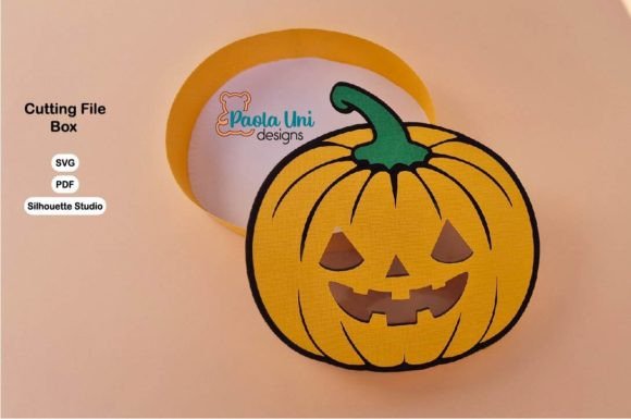 Candy Holder Pumpkin Svg Box Design