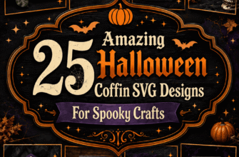 25 Amazing Halloween Coffin SVG Designs For Spooky Crafts