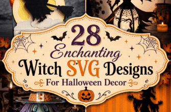 28 Enchanting Witch SVG Designs For Halloween Decor
