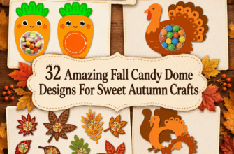 32 Amazing Fall Candy Dome Designs For Sweet Autumn Crafts