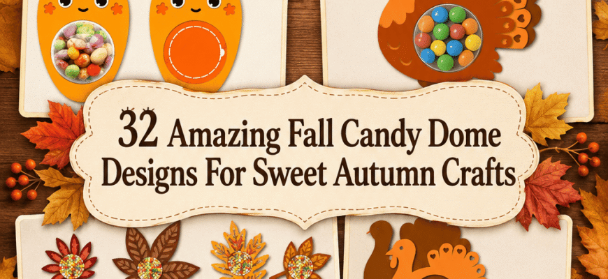 32 Amazing Fall Candy Dome Designs For Sweet Autumn Crafts