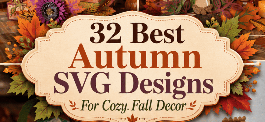 32 Best Autumn SVG Designs For Cozy Fall Decor