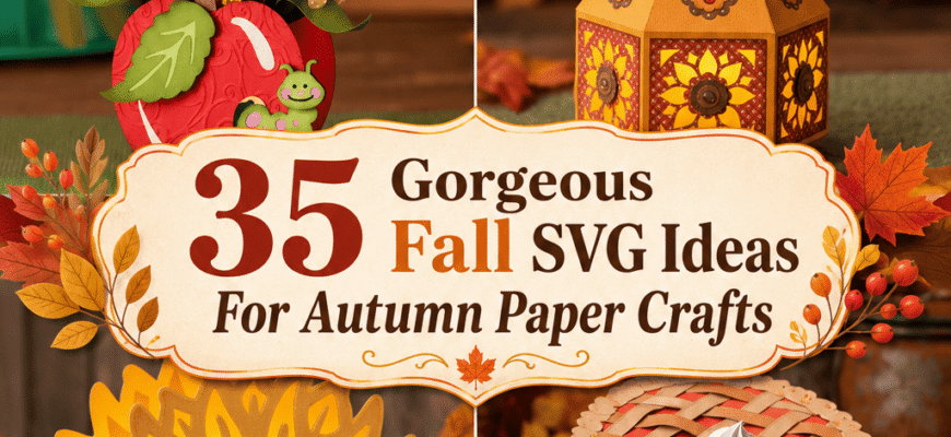 35 Gorgeous Fall SVG Ideas For Autumn Paper Crafts