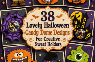 38 Lovely Halloween Candy Dome Designs For Creative Sweet Holders