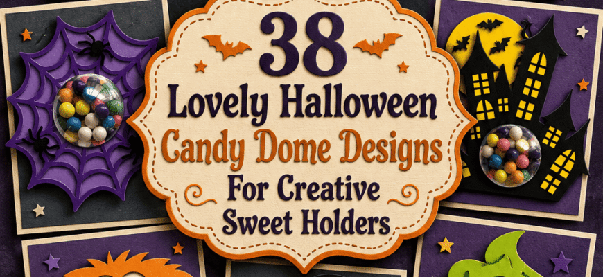 38 Lovely Halloween Candy Dome Designs For Creative Sweet Holders