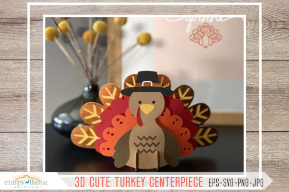 Pop Up Turkey SVG Table Centerpiece