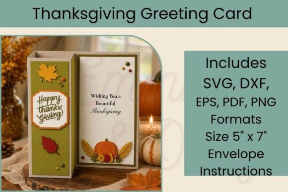 Layered 3D Thanksgiving Card Keepsake