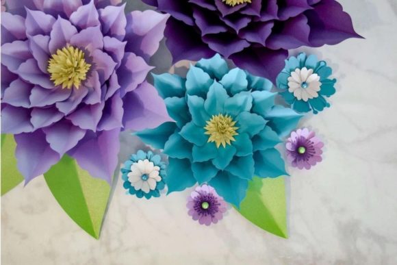 Amaryllis Giant Paper Flower SVG Template