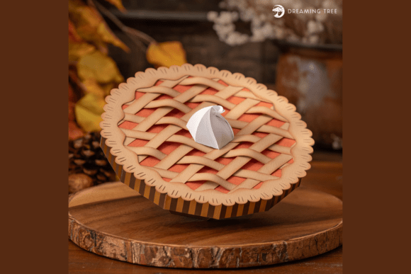 Apple Pie Fall SVG Party Favor Box