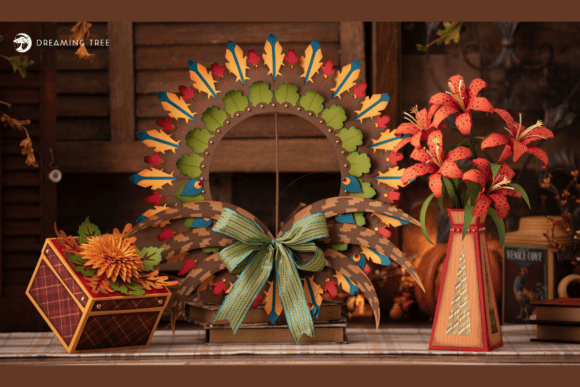 Autumn Accents Fall SVG Bundle Wreath