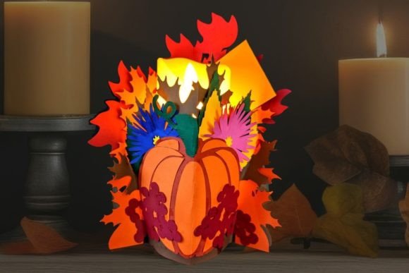 Autumn Bouquet Fall SVG Card Decor