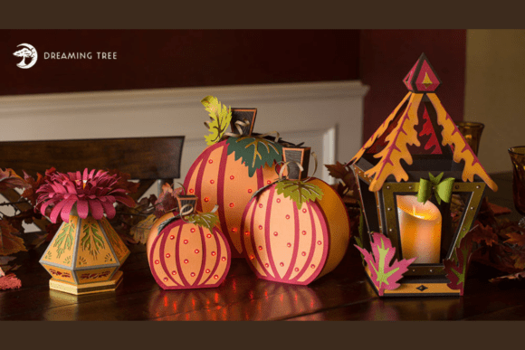 Autumn Decor Fall SVG Bundle Lights