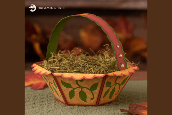 Gift Basket Autumn SVG Centerpiece