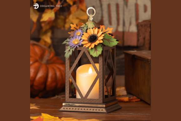 Autumn Glow Fall SVG Lantern Decor