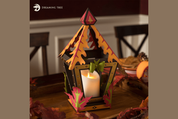 Autumn Lantern Fall SVG Display