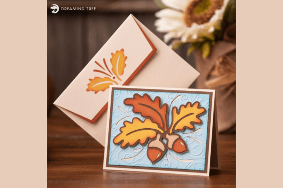 Autumn Occasions Fall Card With Acorns