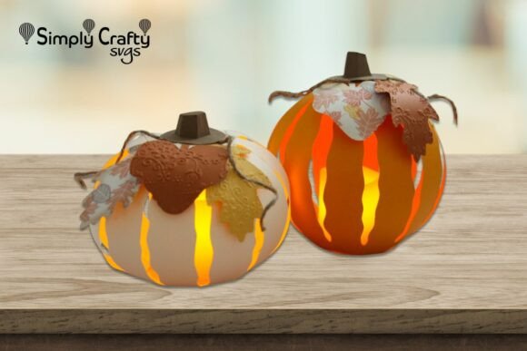 Pumpkin Autumn SVG Luminary Set
