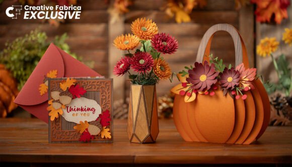 Autumn Treasures Fall SVG Bundle Gift Set