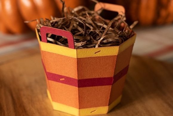 Bushel Autumn SVG Favor Basket