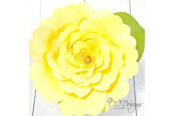 Charlotte Giant Paper Flower SVG Template