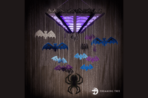 Chilling Chandelier Halloween Paper Craft