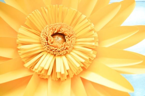 Daisy Giant Flower SVG Wall Template