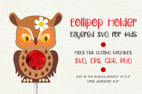 Eagle Owl Fall Lollipop Holder Craft