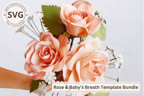 Ecuadorian Rose Paper Flower Bundle