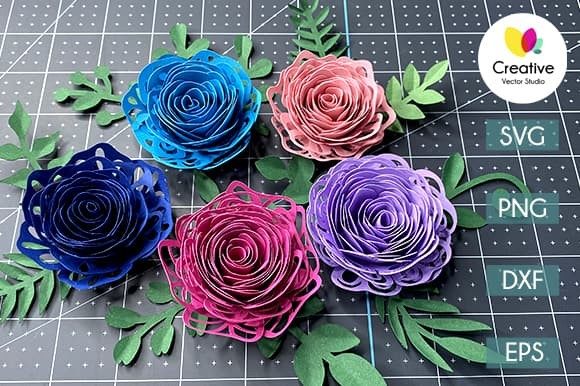 Elegant Rolled Paper Flower Bundle