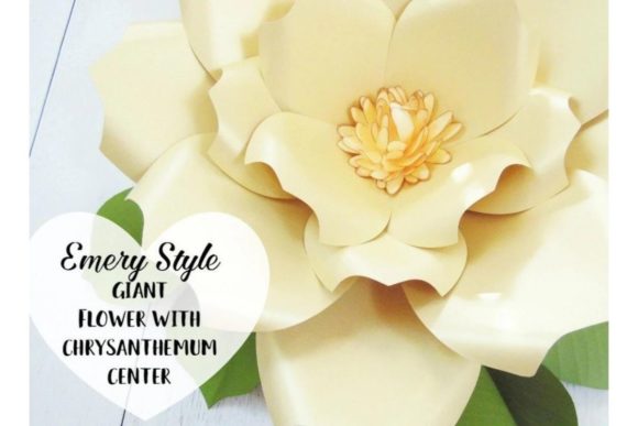 Emery Giant Paper Flower SVG Bloom