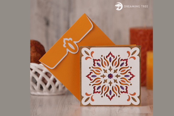 Layered Fall Card With Harvest Glow