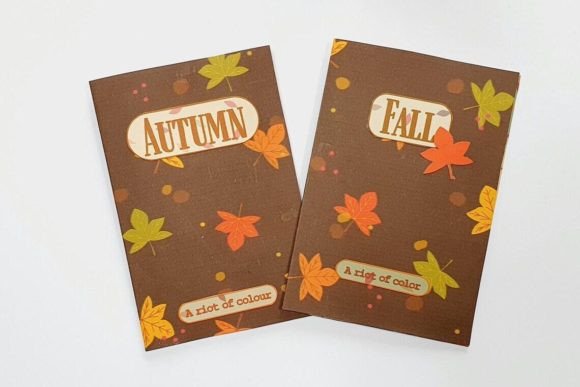 Mini Folio Fall SVG Journal Kit
