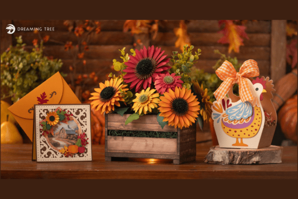 Golden Harvest Fall SVG Bundle Set
