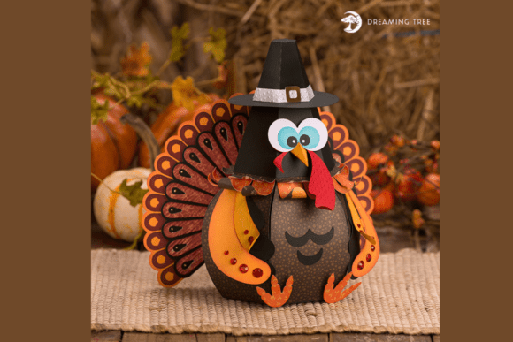 Googly Gobbler Turkey SVG Treat Box