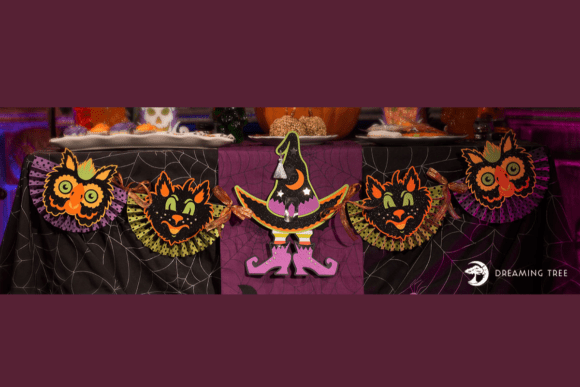 Layered Halloween Svg Party Banner