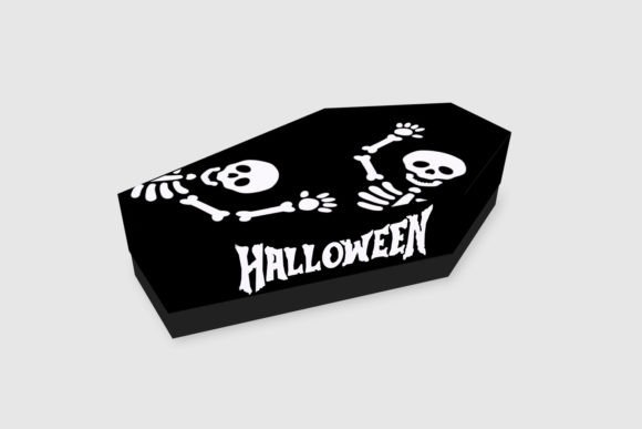 Candy Halloween Coffin SVG Favor