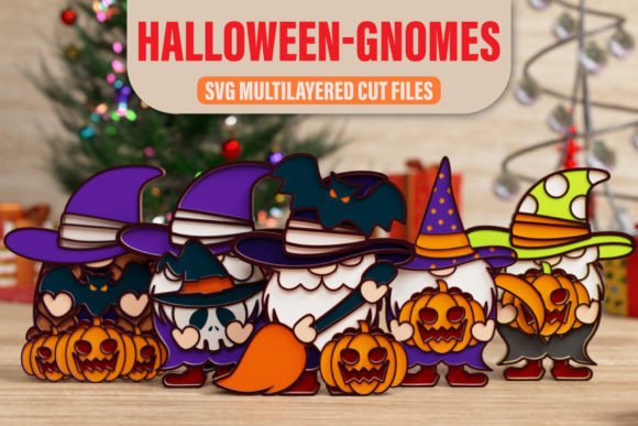 Playful Halloween Gnome Svg Bundle