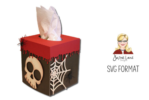 Tissue Box Halloween Svg Cover Decor