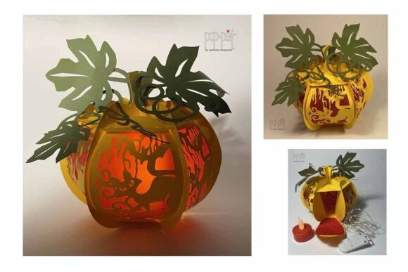 Glowing Halloween Svg Lantern Craft