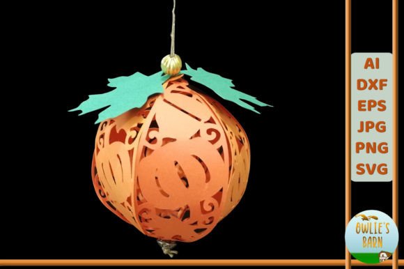 Bauble Halloween Svg Paper Ornament