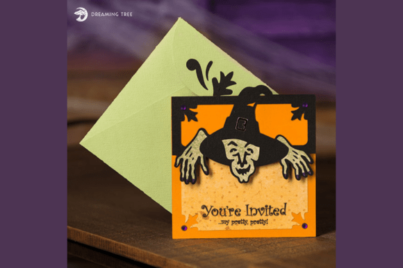 Party Halloween Svg Invitation Card