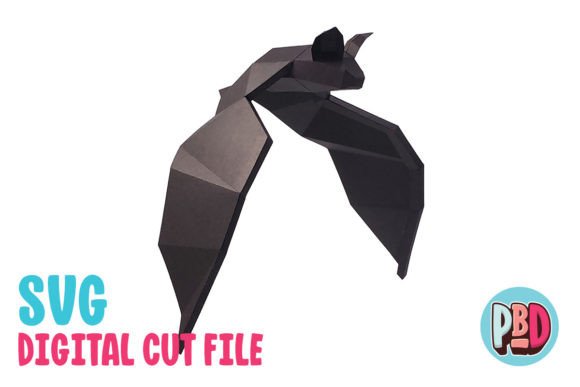 Hanging Bat Halloween Svg Papercraft