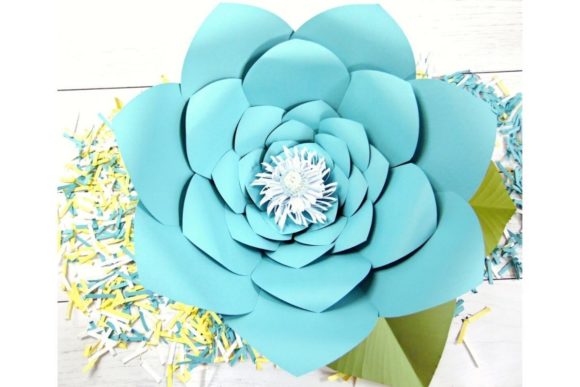 Jasmine Bloom Giant Flower SVG Template