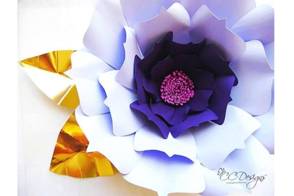 Juliette Giant Paper Flower SVG Template