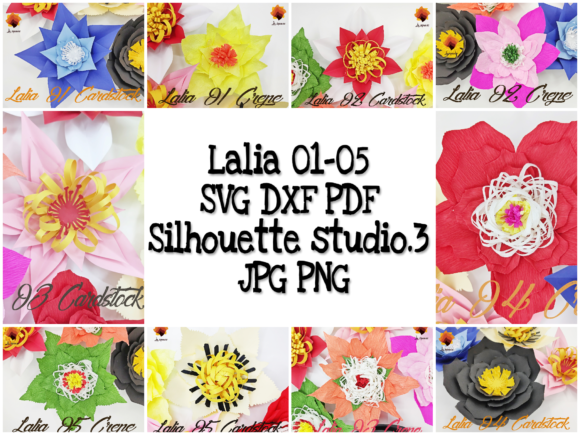 Lalia Paper Flower Bundle For Giant Blooms